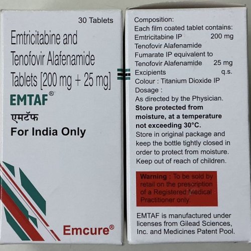 Emtaf Emtricitabine Tenofovir Alafenamide Tablet