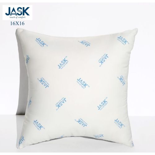 White Microfiber Cushion16X16 Inch