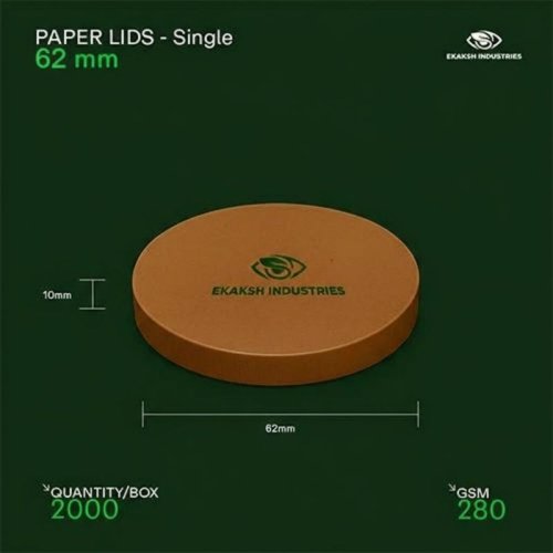 Single Layer Paper Lids