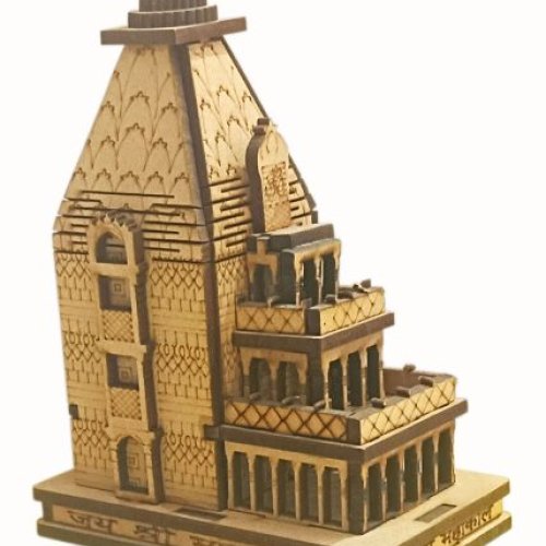 MDF Wood Traditional Jay Shree Mahakal Temple