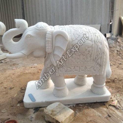 Marble Elephant Statues