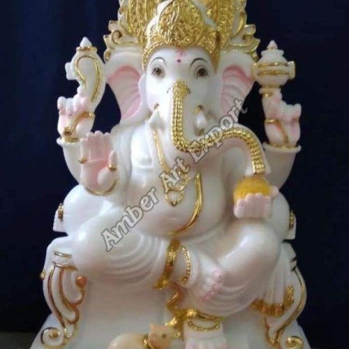 Marble Ganesh Idol Statue
