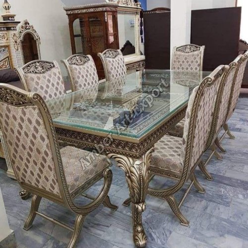 Royal 10-seater Carved Dining Table