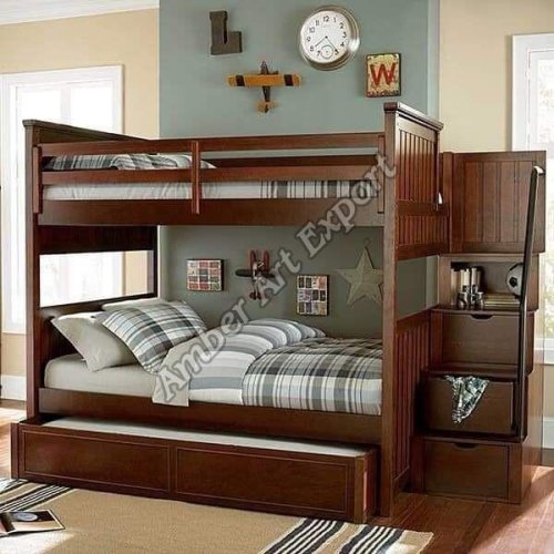 Kids Wooden Bunk Bed