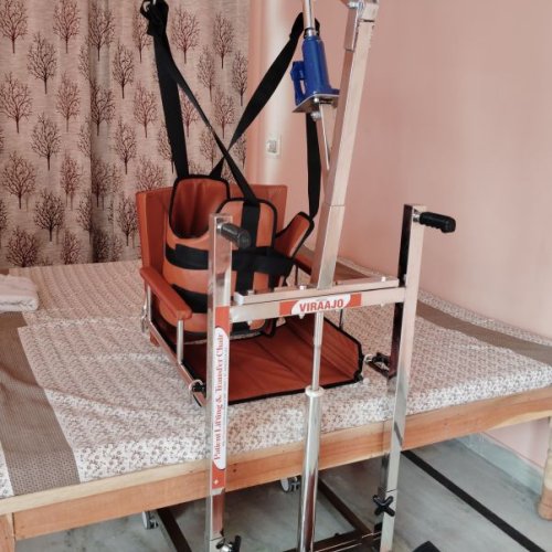 Patient Lifting and Shifting Chair with Body Lift Attachment