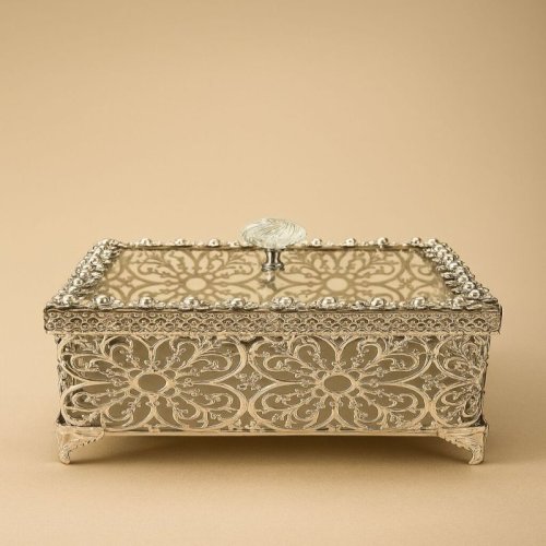 Elegant German Silver Dry Fruit Box