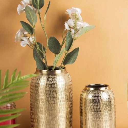 Embossed Flower Vase