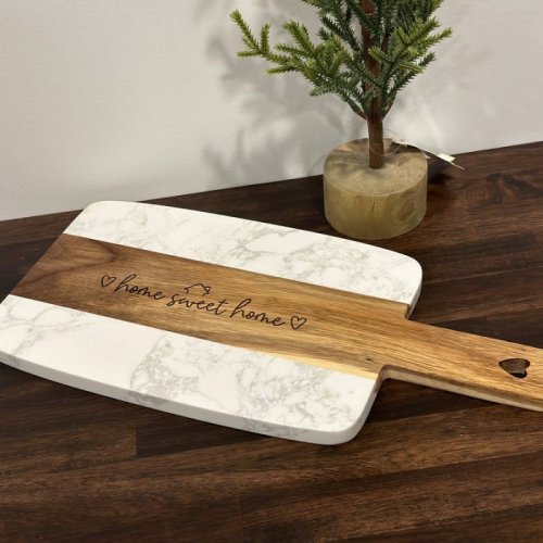 Marble Wood Cutting Board