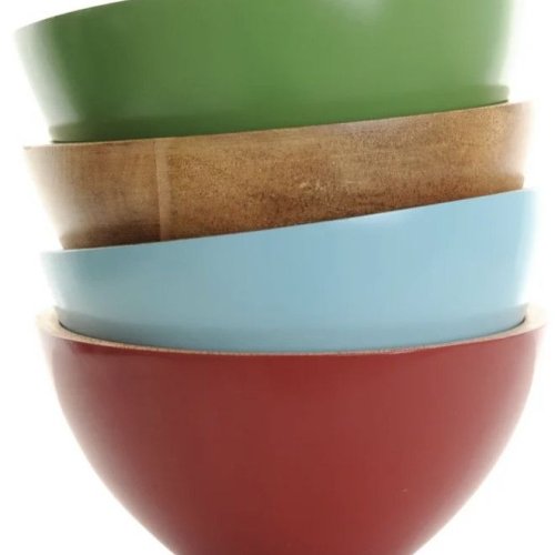 Plain Round Wooden Bowl