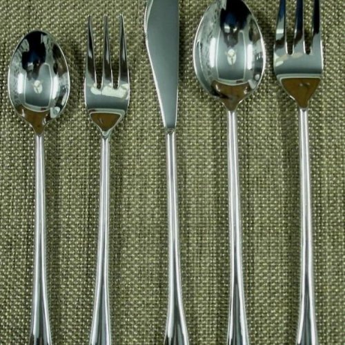 Stainless Steel Plain 5 Piece Cutlery Set