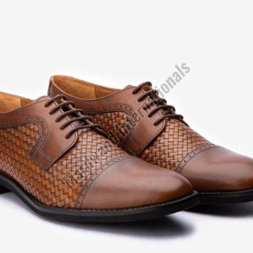 Brown Handcrafted Premium Leather Lace Up Shoes
