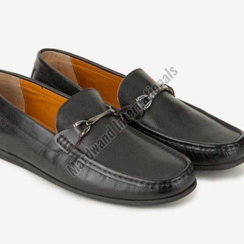 Handcrafted Black Premium Leather Loafer Shoes