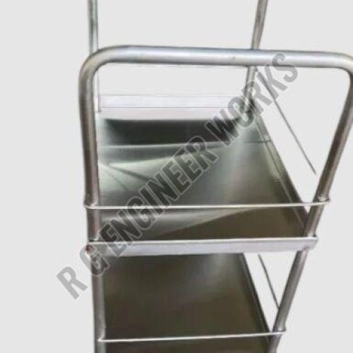 2.5ft Stainless Steel Clinical Medicine Trolley