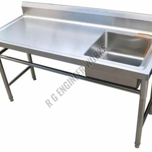 Stainless Steel Hygiene Single Table Sink