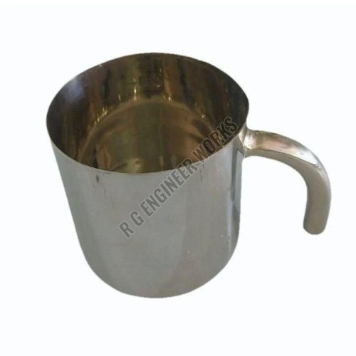Stainless Steel Open Handle Mug