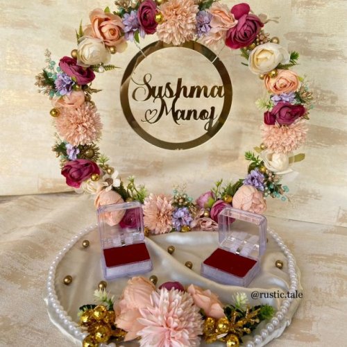 Fancy Wedding Ring Platter