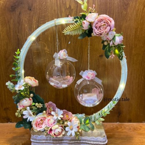 Handmade Round Engagement Ring Platter