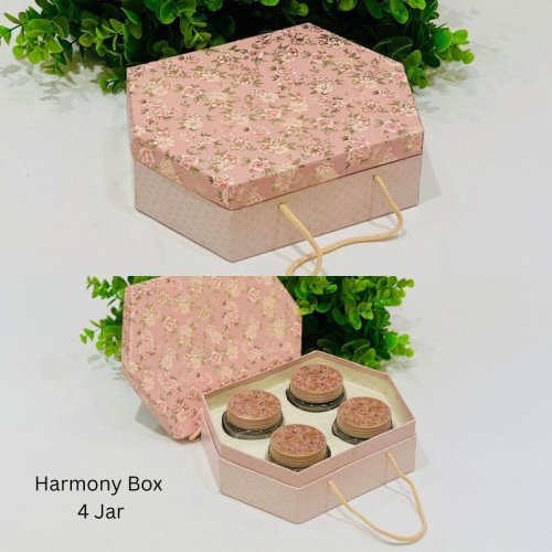 Hexagonal 4 Jar Gift Hamper