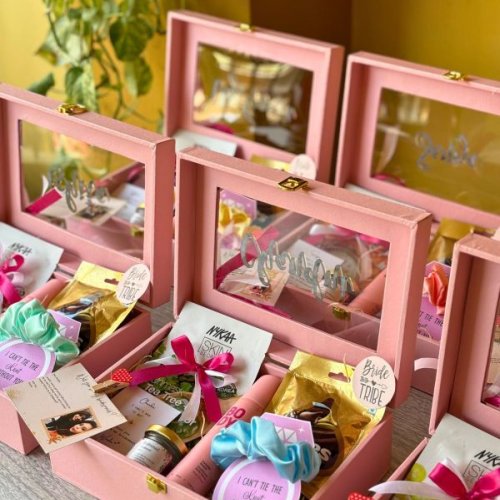 Pink Bridesmaid Gift Box