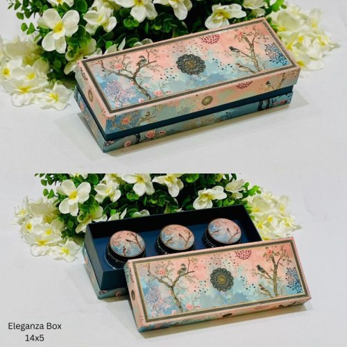 Rectangular Eleganza 3 Jar Gift Hamper