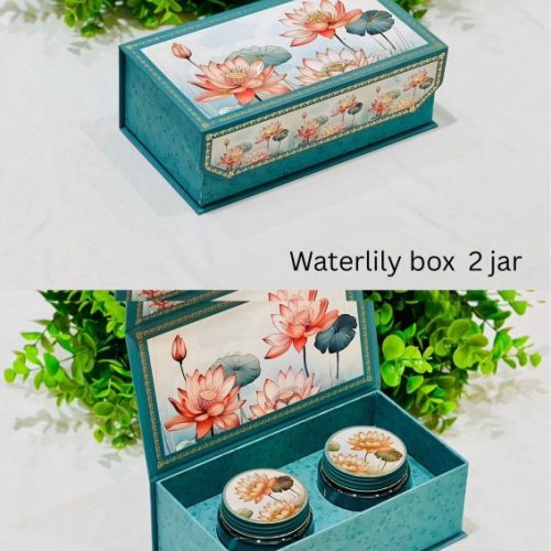 Rectangular Waterlily 2 Jar Gift Hamper