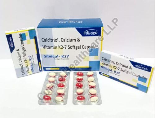 Calcitoriol, Calcium &AMP; Vitamin K27 Soft Gelatin Capsules