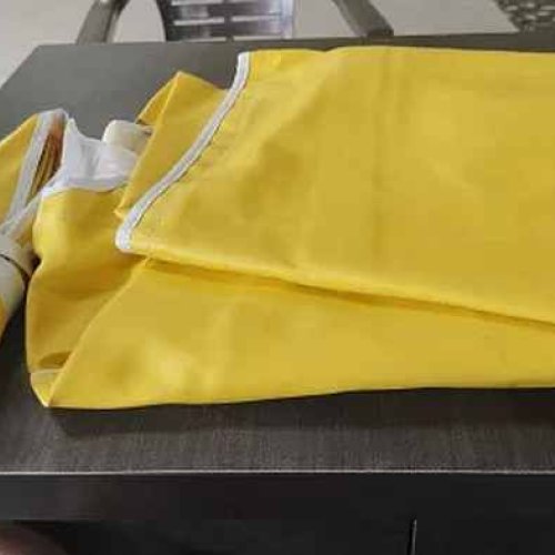 Bajaj Yellow Three Wheeler Hood Cover