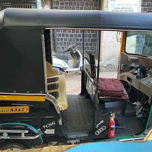 TVS King Black Three Wheelers Hood