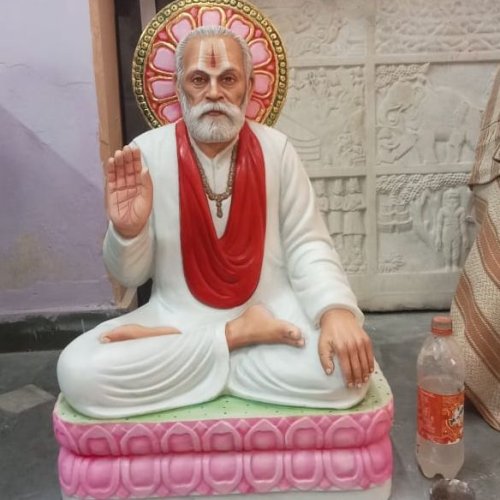2.8 Feet Marble Guru Ji Statue