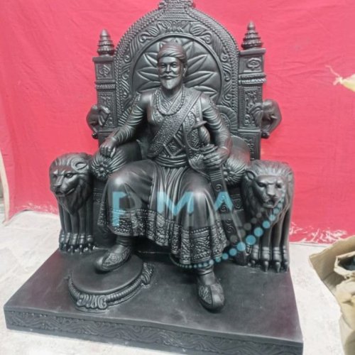 Black Marble Chhatrapati Shivaji Maharaj Statue