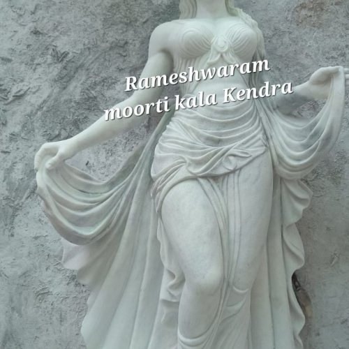 White Marble Roman Lady Statue