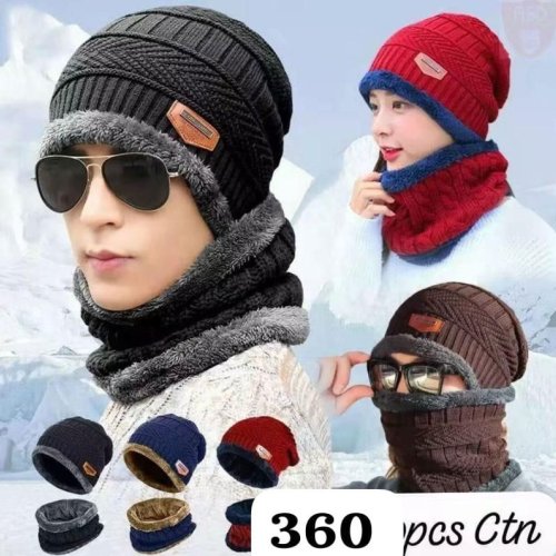 Winter Cap Scarf Set