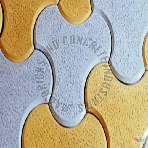 50mm Blue Cement Cosmic Paver Block