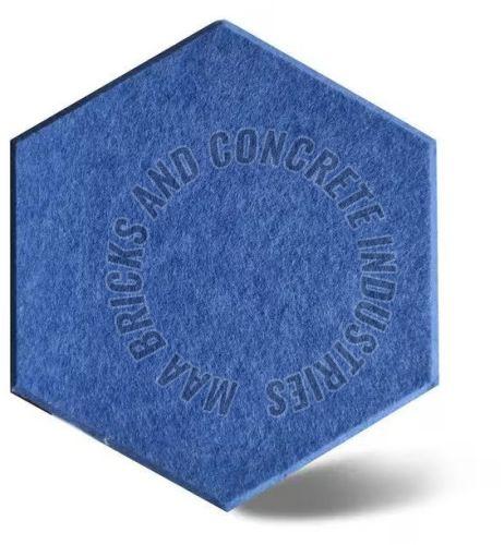 60mm Blue Concrete Hexagonal Paver Block