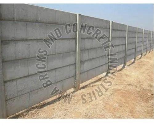 RCC Grey Precast Compound Wall