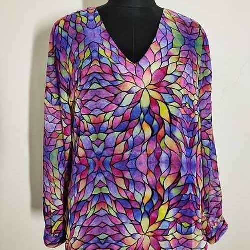 Georgette Women Casual Printed Tunic