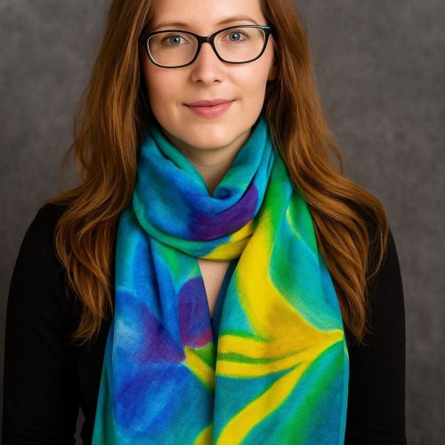 Hand Painted Cashmere Scarfs