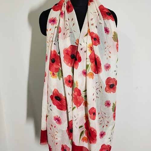 modal silk digital printed premium fashion scarves