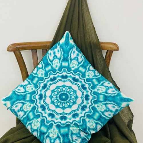 Printed Duck Ethnic Art Cushion Cover