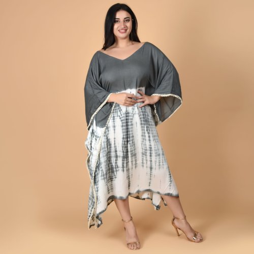 Printed Rayon Free Size Ladies Kaftan