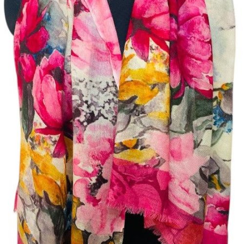 Wool Digital Printed Festive Wear Scarves