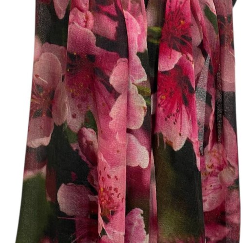 Wool Digital Printed Floral Scarves