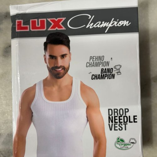 Lux Champion Cotton Drop Needle Vest