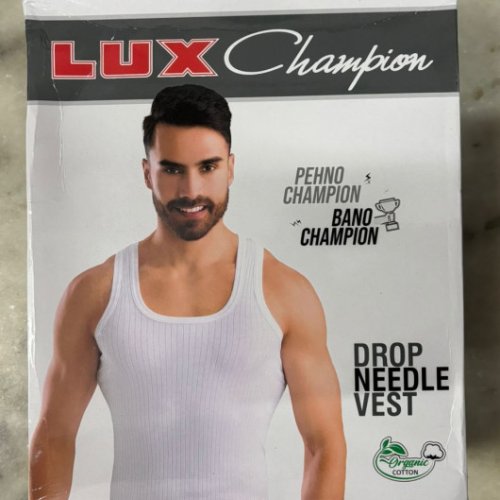 Mens Lux Champion Drop Needle Vest