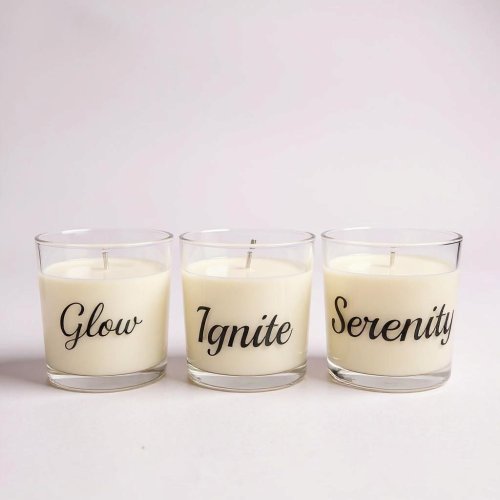 150 Ml Transparent Glass Soya Wax Candle