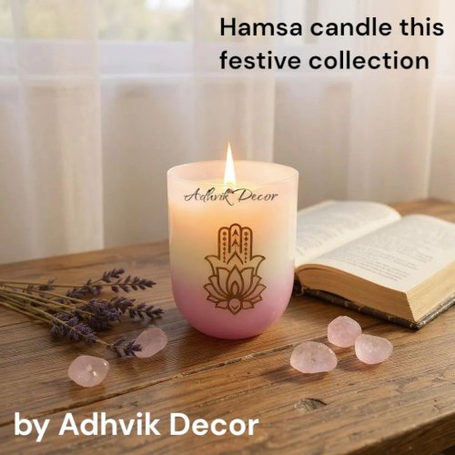 230 Ml Hamsa Candle Jar