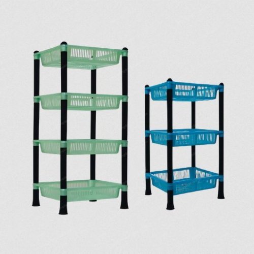 Multipurpose Plastic Storage Rack Organiser