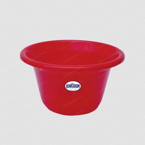 Red Plastic Bathroom Tub