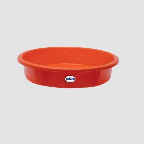 Red Plain Plastic Basin
