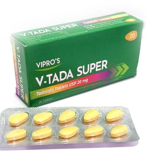 V-Tada Super 20mg Tablets